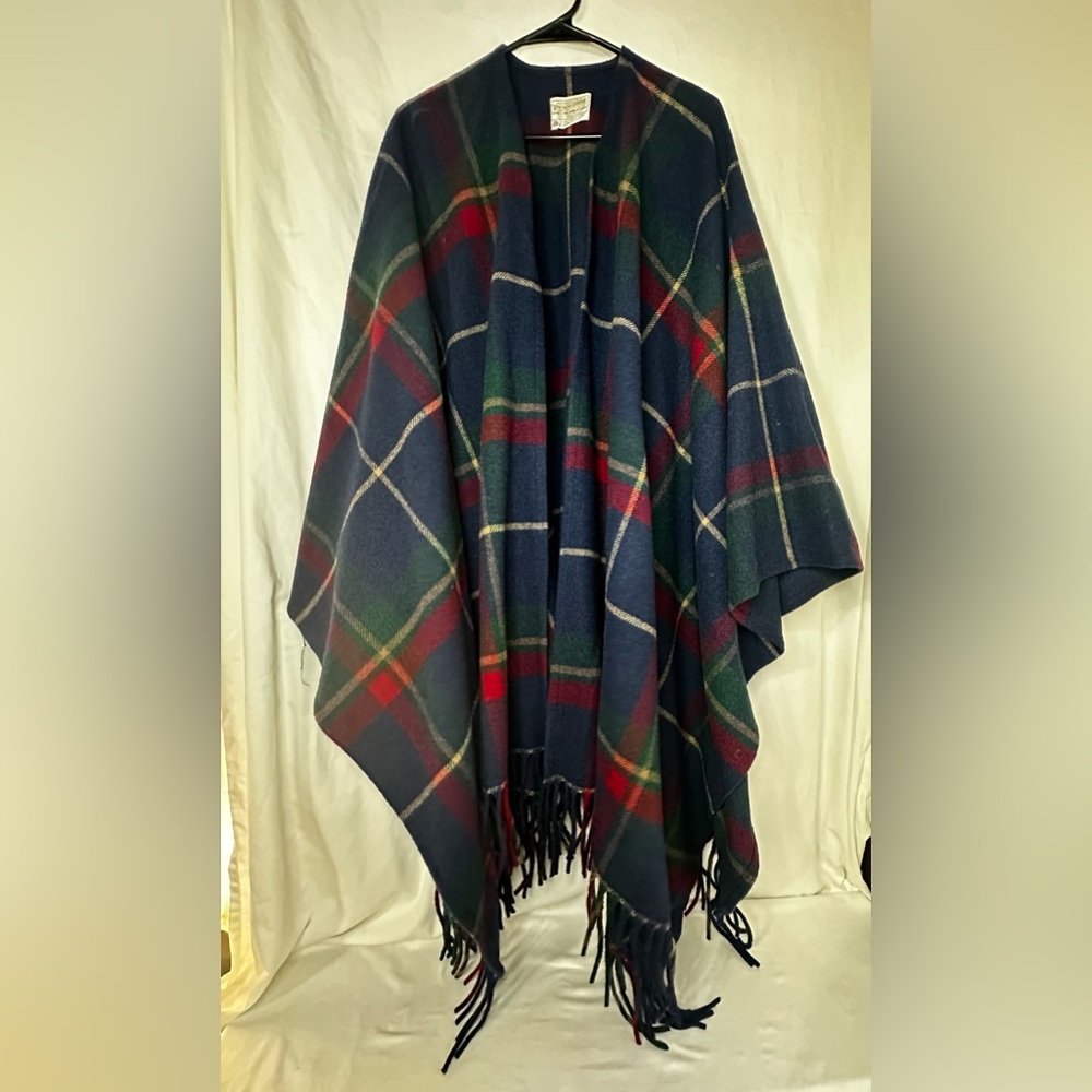 Pendleton Tartan Poncho wrap